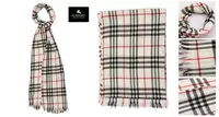 burberry foulard et echarpes grille blanc